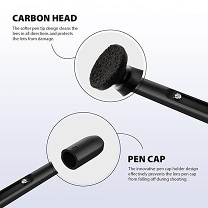 VSGO V-P01E Camera Lens Cleaning Pen with Carbon Tip and Retractable Brush