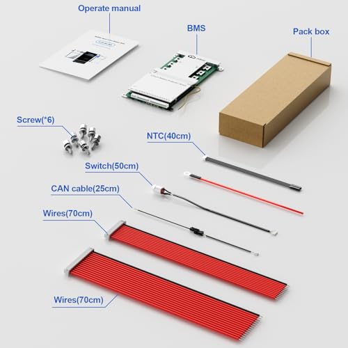 JKBMS JK-B2A24S30P-HC 8S-24S 300A BMS, 2A Active Balancing, CAN & Heating - size: JK-B2A24S30P-HC