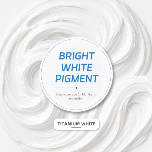 Falling in Art Large 67.6Oz Titanium White Acrylic Paint, Non-Toxic - color: Titanium White