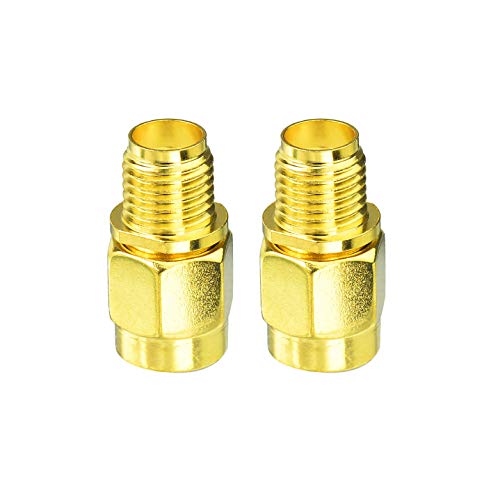 Bingfu RP-SMA Male to SMA Female Antenna Connector Adapter (2-Pack)