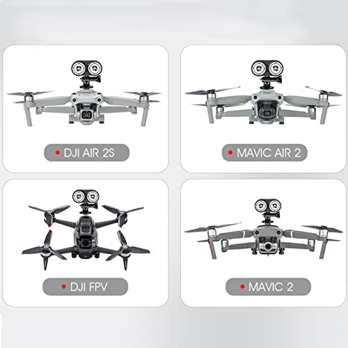 Drone Lights, Drone Accessories, Universal 4 Modes Drone Owl Searchlight for Night Flying, Fishing, Bait Release, Payload Delivery