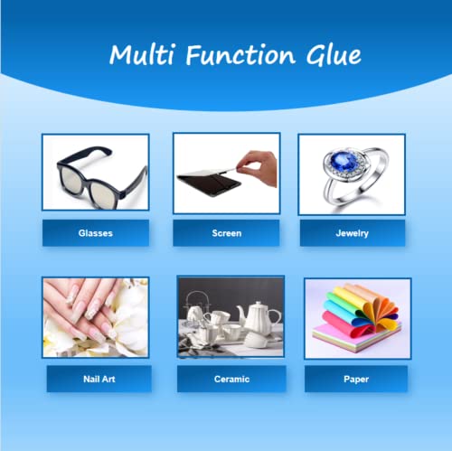 B-7000 Adhesive Multi-Function Glues,Super Glue Suitable for Phone Screen Repair,Wooden,Jewelery,1 Pack (25ml*2)