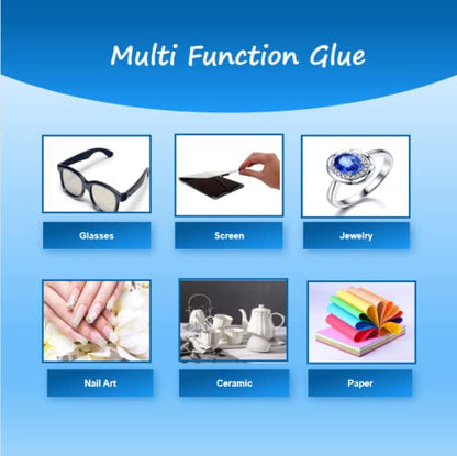 B-7000 Adhesive Multi-Function Glues,Super Glue Suitable for Phone Screen Repair,Wooden,Jewelery,1 Pack (25ml*2)