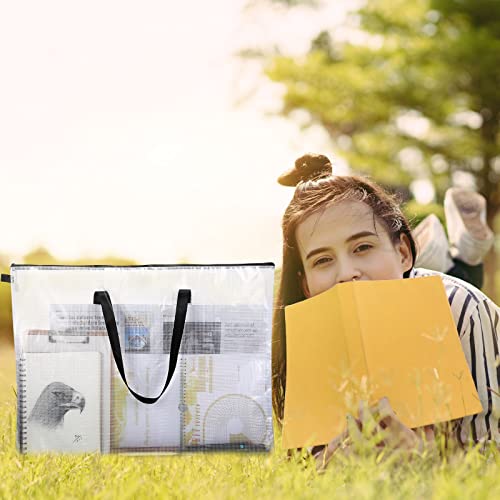 Saintrygo 10 Pcs Art Portfolio Bag Zipper File Storage, for Back to School