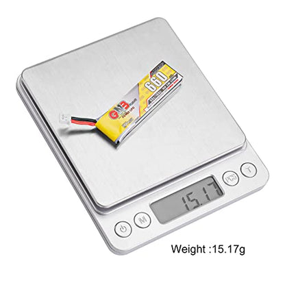 4PCS 660mAh 1S LiPo Battery 3.8V JST-PH2.0 Connector for Mobula7 75mm Drone