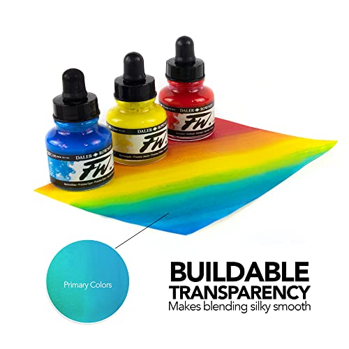 Daler-Rowney FW Artists' Ink Shimmering Green 1 oz. - color: Green