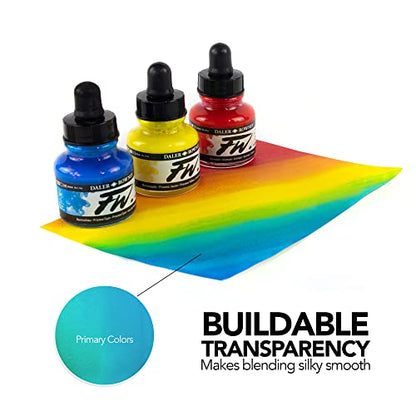 Daler-Rowney FW Artists' Ink Shimmering Green 1 oz. - color: Green