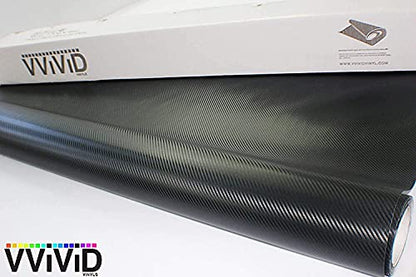 VViViD XPO Black Carbon Fiber Car Wrap Vinyl Roll Featuring Air Release Technology (2.5ft x 5ft) - size: 2.5ft x 5ft