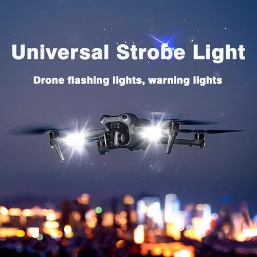Drone Strobe Lights for DJI Mini3 Pro/Mini4 Pro/Mini2/Air 2/Air 3S/Mavic 2/Mavic 3/Avata/Neo/Flip, Anti Collision Light for FAA Drone Night Flying,for RC Quadcopters Drone Accessories (1pcs)