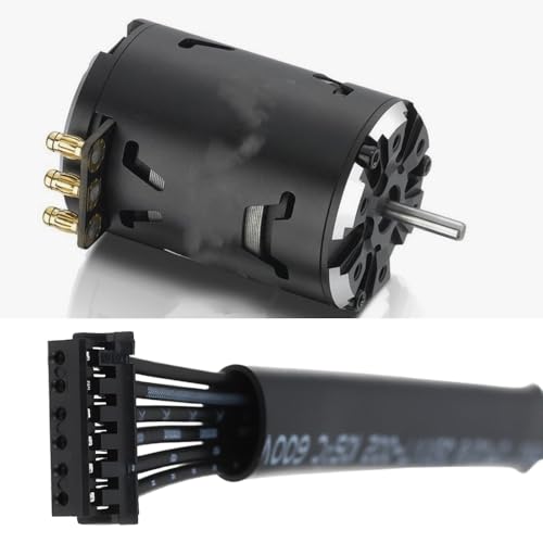 ECSiNG Brushless Motor Sensor Wire Harness HWI30850100 80mm Compatible with Hobbywing Brushless Motors Drones