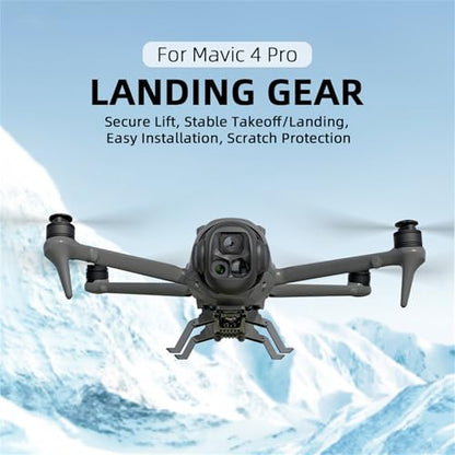 Landing Gear Compatible for DJI Mavic 4 Pro Drone Accessories Foldable Extension Leg Feet Height Extender Protector Holder for Mavic 4 Pro