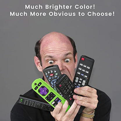 Glow Green Remote Cover for Roku Voice Remote (Official) Controller RCA1R - color: Glow Green
