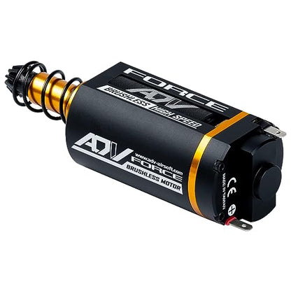 Brushless Motor for AEG, CNC Motor for 7.4V-11.1V LiPo (High Speed, Long) - size: Long, style: High Speed