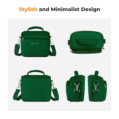 K&F CONCEPT Camera Sling Bag Small Crossbody Case - color: 07-Green