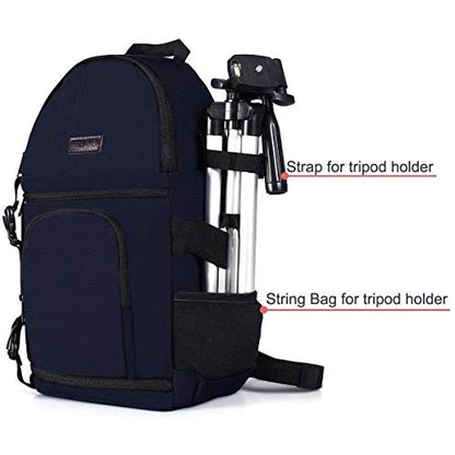 MOSISO Camera Sling Bag, Photography Shoulder Bag Compact Camera Backpack - color: Navy Blue