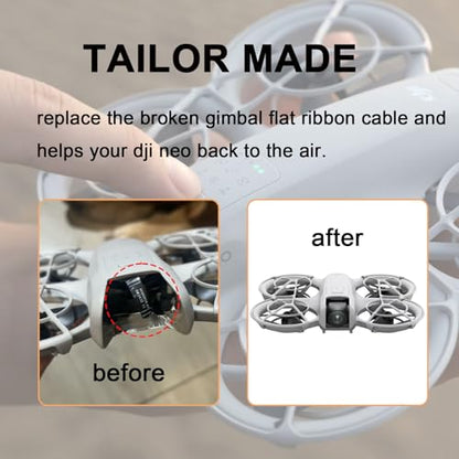 Gimbal Camera Ribbon Cable Replacement For Dji NEO Drone Accessories,Dji NEO PTZ Flat Ribbon Wire Repair Part,Gimbal Control Cable Repair Parts for Dji Neo