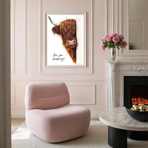 Highland Cow Diamond Art Kits for Adults Diamond Painting Kit for Beginner - color: DP03387