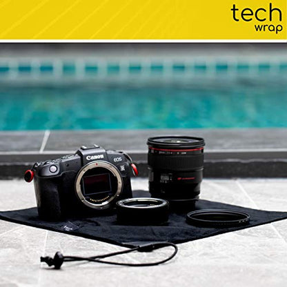 The Tech Wrap Compact 12.5" x 12.5" Neoprene Lens Pouch - Camera Lens Protective Wrap - Camera Travel Accessories