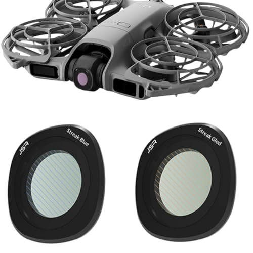 Coyktonty Lens Filter/Filter Set for DJI Neo2 Drone,Waterproof, Oil-Resistant, Easy to Install (Brushed Blue + Brushed Gold) - color: Brushed Blue + Brushed Gold