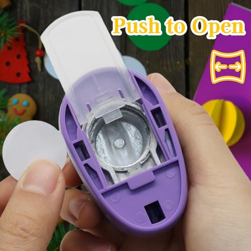 Luomorgo 1 Inch Circle Hole Punch, 1 Pc Paper Punch - size: 1 Inch