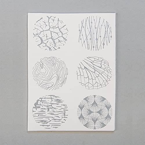 Sculpey Tools Silk Screen Nature, Reusable 3 Piece Set, Great for All Types of DIY Crafts, Polymer Clay, Jewelry Making and Mixed Media, Great for All Skill Levels