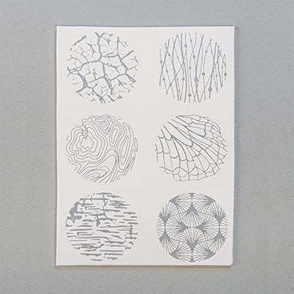 Sculpey Tools Silk Screen Nature, Reusable 3 Piece Set, Great for All Types of DIY Crafts, Polymer Clay, Jewelry Making and Mixed Media, Great for All Skill Levels