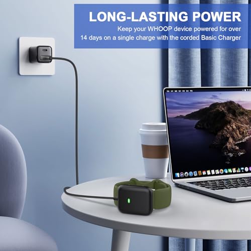 USB Charger for Whoop 5.0/MG, One, Peak, Life-3.3 Ft/1m（Not Compatible with Whoop 4.0）