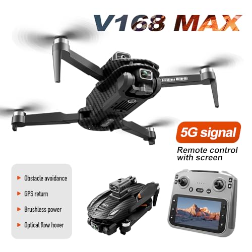 Adult GPS Drone with 1080P Camera & 4.5" Screen Controller FPV Quadcopter