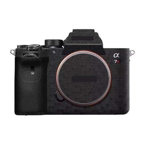 Camera Skin for Sony A7RIV A7R IV Anti-Scratch Vinyl Wrap Cartoon Film Body Protector Coat Photography Accessories Sticker(Honeycomb Black) - color: Honeycomb Black