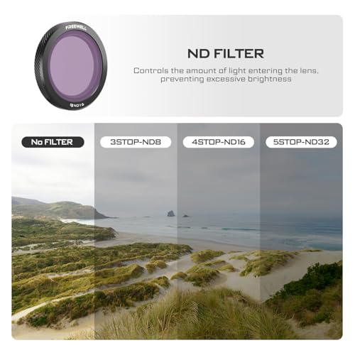 Freewell ND8, ND16, ND32 Magnetic Filters for DJI Neo - style: Standard Day ND Kit