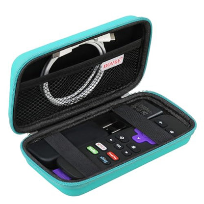 BOVKE Case for Roku Voice Remote/Roku Voice Remote Pro 2nd Ed, Turquoise - color: Turquoise