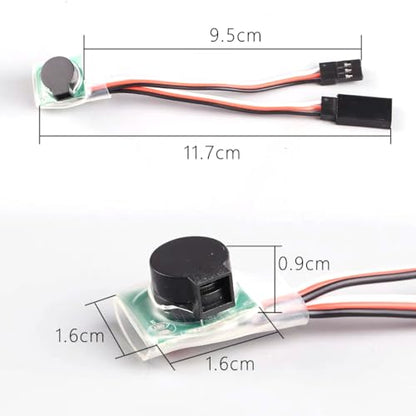 2pcs Model Airplane Runaway Tracker Model RC Airplane Anti-Loss Alarm RC Drone Accessories for Flight Controllers, Drone Modeling and Outdoor Activities