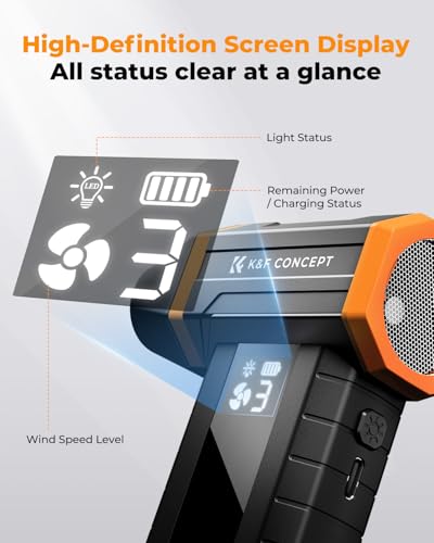 K&F CONCEPT Blower and Suction 2 in 1 Screen Display Compressed Air Duster