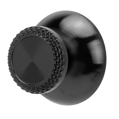 Pomya Thumbsticks for Controller, 2Pcs Metal Thumb Grip Replacement for Handheld Game Console, Aluminum Alloy Analog Thumb Sticks Accessories (Black) - color: Black