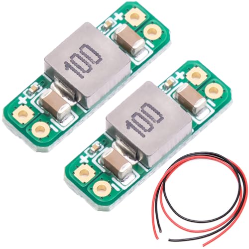 2 pcs LC Filter Module 5-50V Power Supply 3A Filter with red and Black Cable for FPV Transmitter VTX FPV Racing Drone Quadcopter