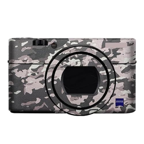 Anti-Scratch Camera Cover Skin Sticker for Sony RX100VI RX100VII Camera Protector Film Skin Decals RX100M6 RX100M7(Field Camouflage) - color: Field Camouflage