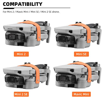 Mini 2 4K Propeller Holder Strap, Waterproof Carrying Hard Case Hardshell Portable Travel Box for DJI Mavic Mini 2 SE/Mini 4K/Mini 2 Fly More Combo Drone Accessories