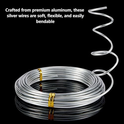 4 Pcs Aluminum Craft Wires,for Sculpting Armature DIY Jewelry Making