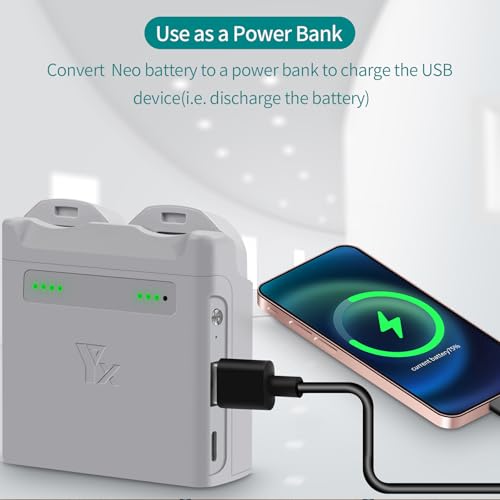 45W Dual Two-Way Battery Charger with Storage Charge for DJI Neo