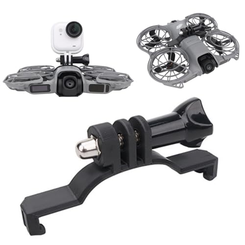 Top Mount Expansion Bracket for DJI NEO 2, Fixed Snap-on Clamp Holder for Go Ultra Action Camera