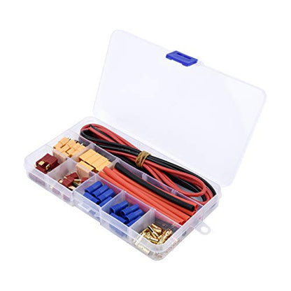 T-Plug EC3 XT60 Male Female Connector Adapters, 52PCS