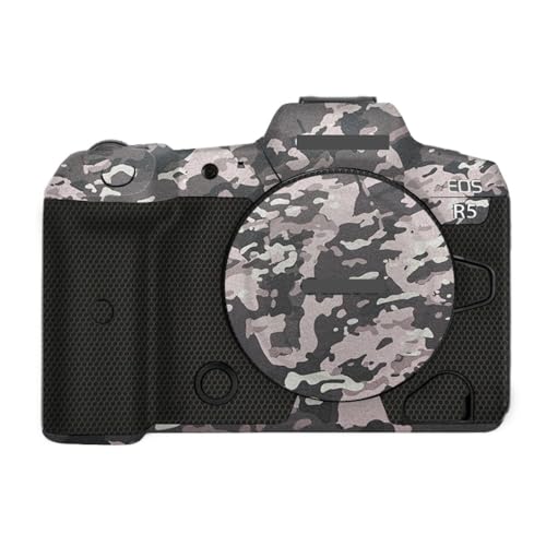 Anti-Scratch Camera Skin Wrap R5 Sticker Coat Vinly Protective Film Body Protector Decals Cover for Canon EOS R5 R 5 (Field Camouflage) - color: Field Camouflage