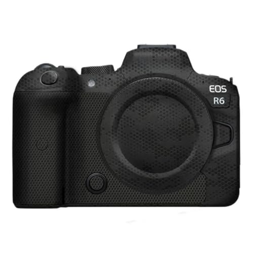 Camera R6 Skin for Canon EOS R6 EOSR6 Anti-Scratch Vinyl Wrap Cartoon Film Body Protector Coat Photography Accessories Sticker (Mamba Black) - color: Mamba Black