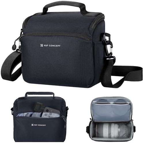 K&F CONCEPT Camera Sling Bag Small Crossbody Case - color: 04-Deep Blue