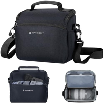 K&F CONCEPT Camera Sling Bag Small Crossbody Case - color: 04-Deep Blue
