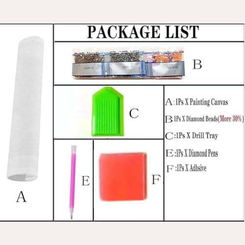 ZeeLionArt 5D DIY Diamond Art Kit, Seaside Building, 12x16 Inch - color: DP04658