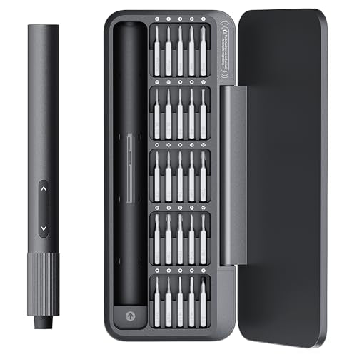 HOTO 25-in-1 Mini Electric Screwdriver, Precision Screwdriver Set