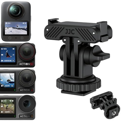 JJC Cold Shoe Mount Adapter for DJI Osmo Action 5 Pro 4 3,Stable Mounting - color: Hot Shoe/Cold Shoe Adapter