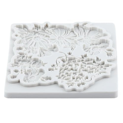 Flower Polymer Clay Molds Daisy Flower Heart Silicone Mold - color: Style K