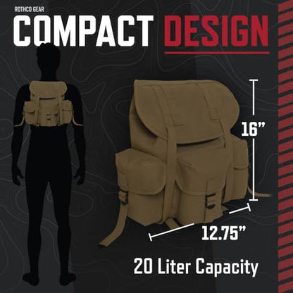 Rothco Heavyweight Mini ALICE Pack - color: Olive Drab